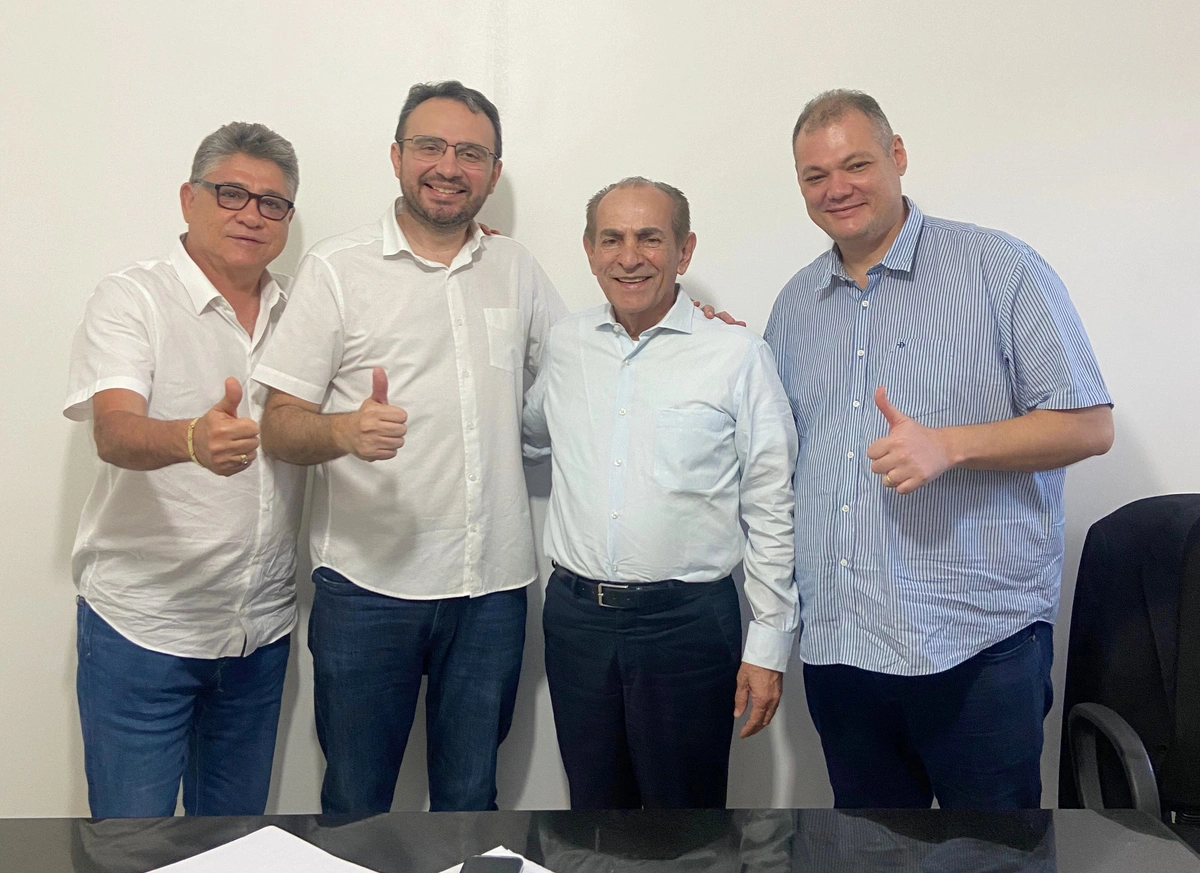 João Mádison e Marcelo Jatobá visitaram o senador Marcelo Castro