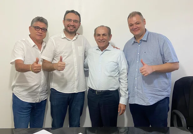 João Mádison e Marcelo Jatobá visitaram o senador Marcelo Castro