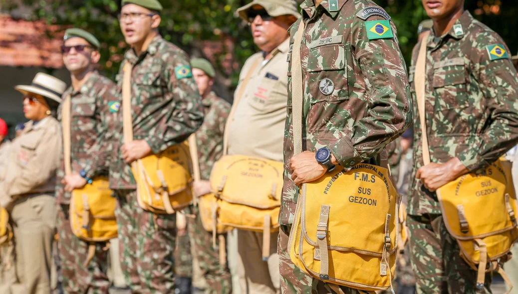 Kits que serão usados na ação