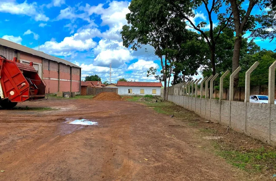 Local onde será constrída a sede do Corpo de Bombeiros em Esperantina