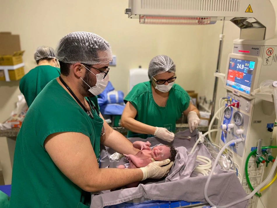 Lucka Ghael é o primeiro bebê a nascer na Nova Maternidade Dona Evangelina Rosa