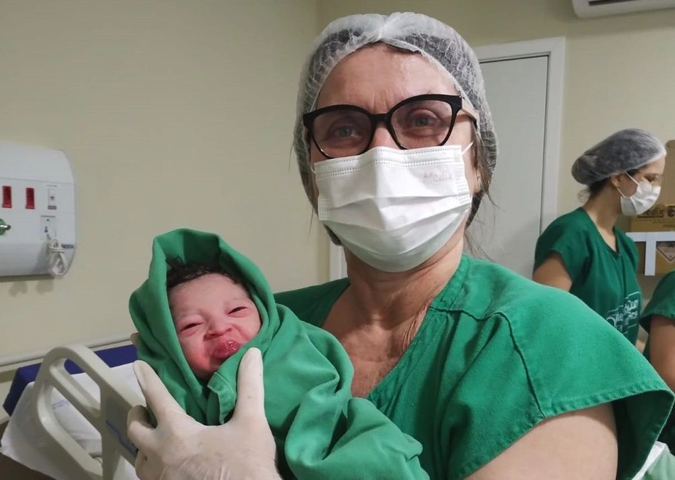 Lucka Ghael é o primeiro bebê a nascer na Nova Maternidade