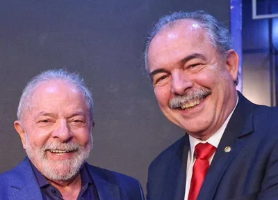 Lula e Aloizio Mercadante