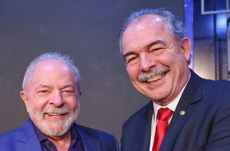 Lula e Aloizio Mercadante