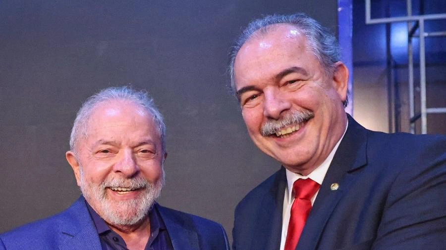 Lula e Aloizio Mercadante