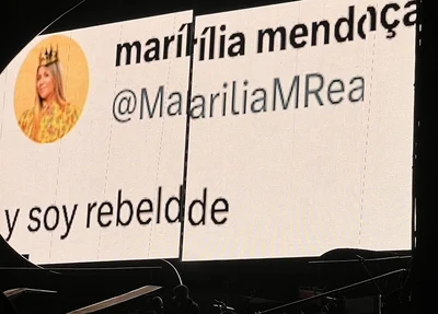 Marília Mendonça foi homenageada no último show do RBD