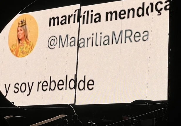 Marília Mendonça foi homenageada no último show do RBD