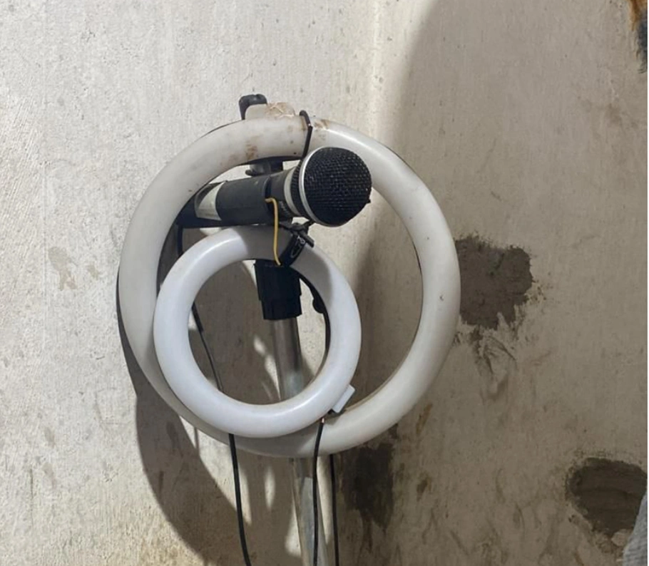Material apreendido pelos policiais usado para o cometimento do crime