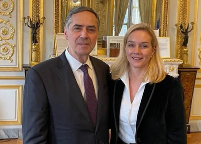 Ministro Barroso e a desembargadora Carmen Arruda
