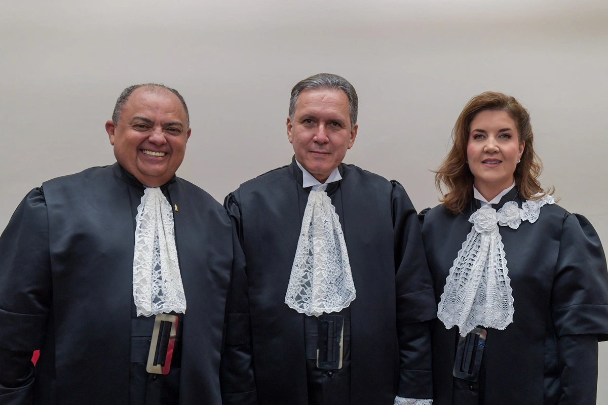 Ministros Teodoro Silva Santos, Afrânio Vilela e Daniela Teixeira