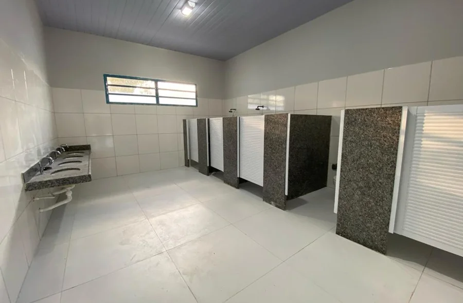 Novos banheiros adaptados