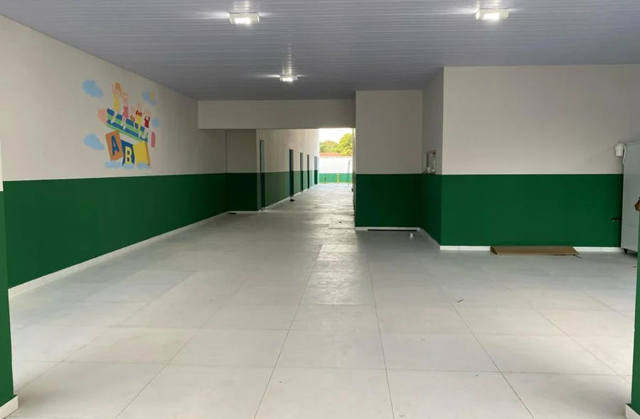 Pátio espaçoso