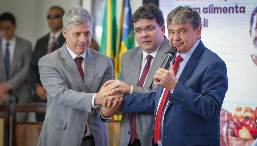 Paulo Teixeira, Rafael Fonteles e Wellington Dias