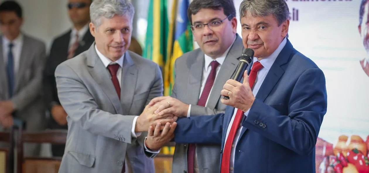 Paulo Teixeira, Rafael Fonteles e Wellington Dias