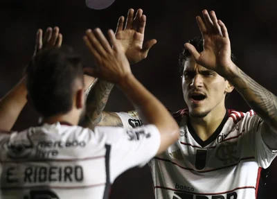 Pedro e Éverton Ribeiro marcaram gols na vitória do Flamengo