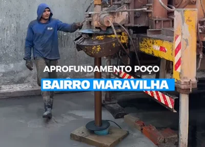 Prefeitura de Altos realiza mais um aprofundamento de poço