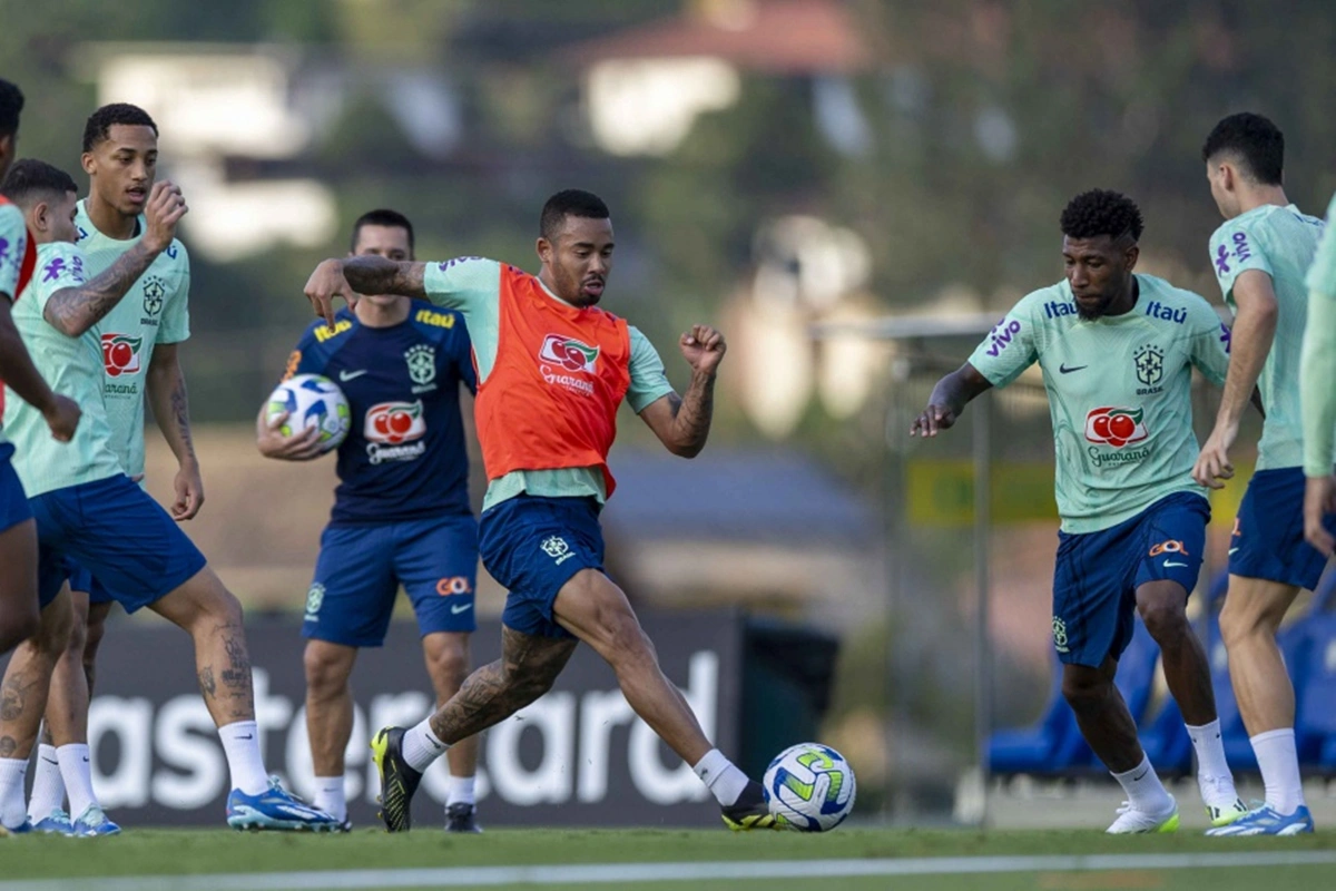 Preparação da Seleção Brasileira para jogo contra a Argentina