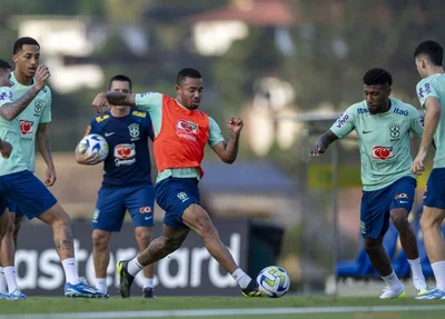 Preparação da Seleção Brasileira para jogo contra a Argentina