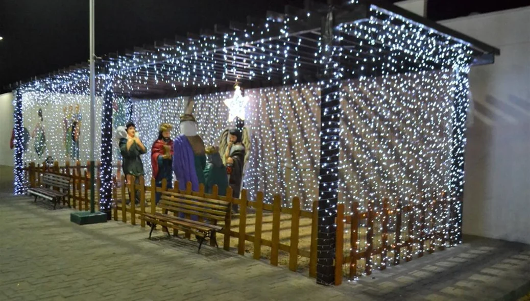 Presépio de natal em Esperantina