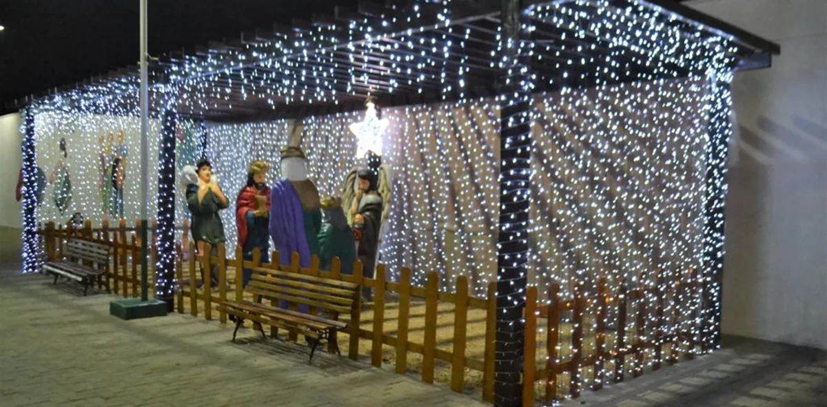 Presépio de natal em Esperantina