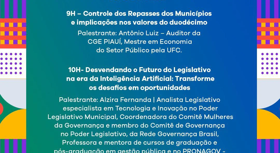 Programação do II Encontro Estadual do Legislativo Municipal