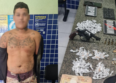 R.A. dos S. foi preso pela Polícia Militar
