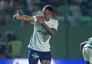 Robert fez o gol da vitória do Cruzeiro