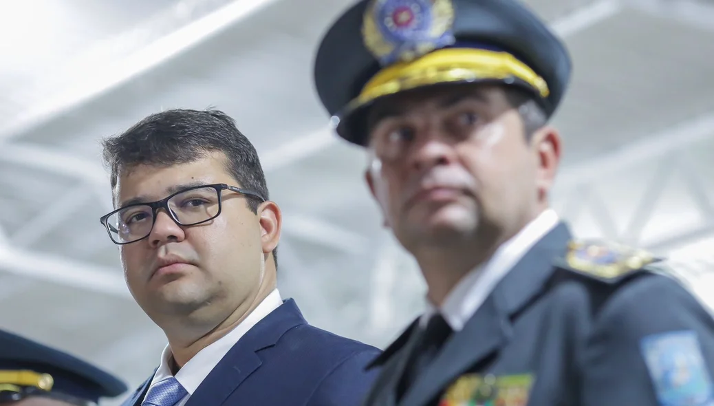 Secretário Chico Lucas e comandante-geral Scheiwann Lopes