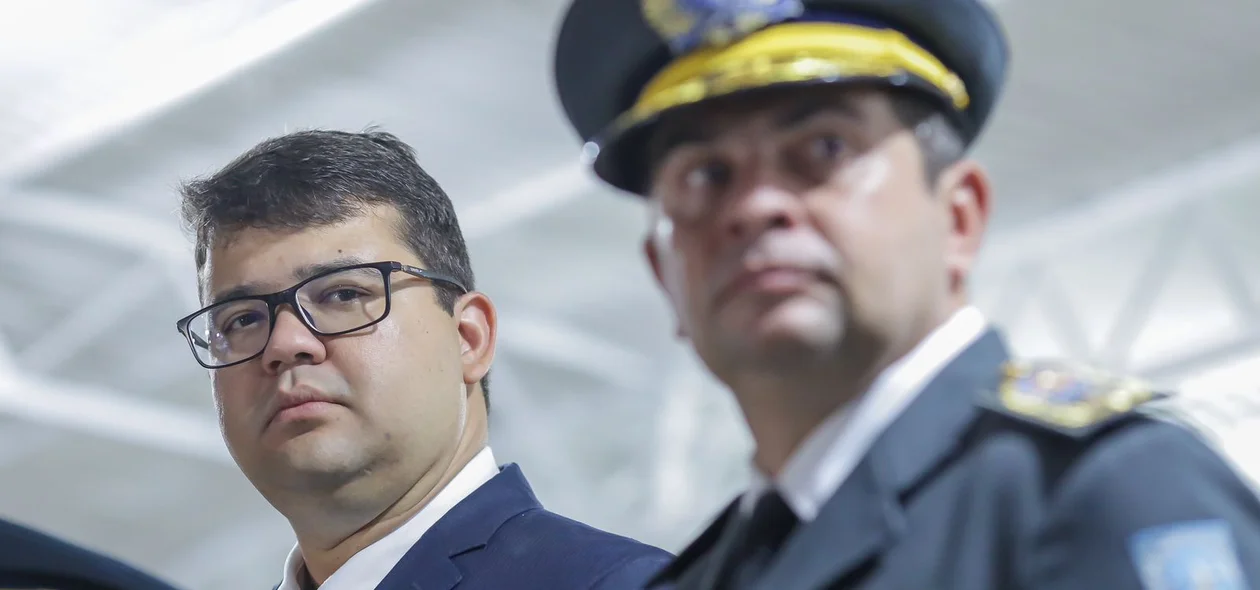 Secretário Chico Lucas e comandante-geral Scheiwann Lopes