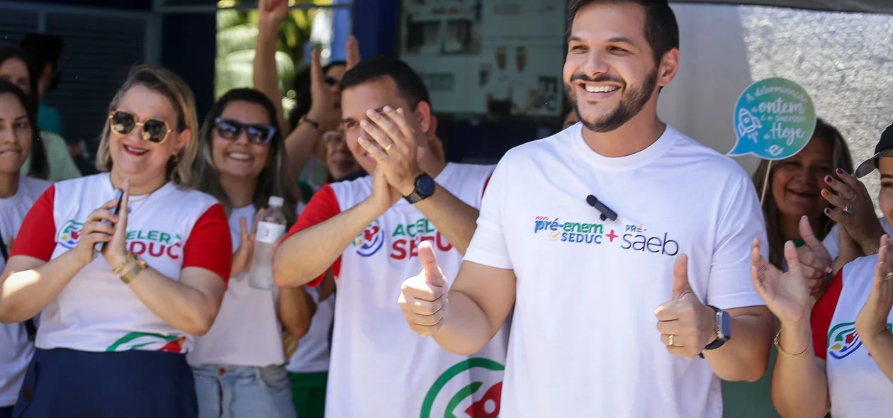 Secretário de Educação Washington Bandeira acompanhou o 2º dia do Enem
