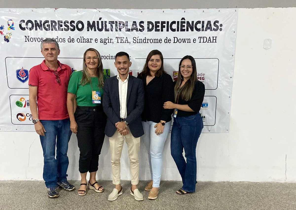 Secretário Derick Kawan e equipe da Secretaria de Saúde de Esperantina