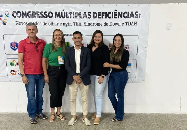 Secretário Derick Kawan e equipe da Secretaria de Saúde de Esperantina