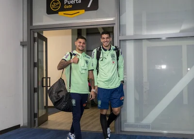 Seleção Brasileira chegou na Colômbia para o jogo das Eliminatórias