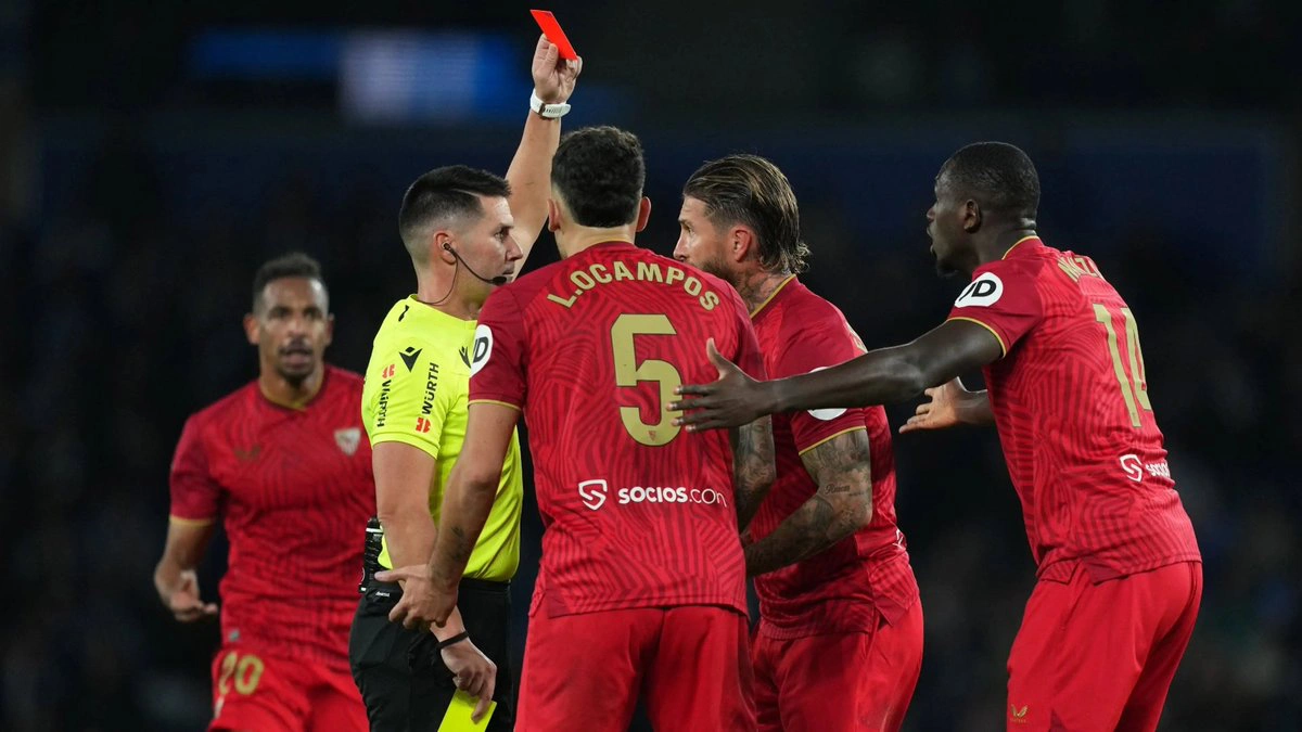 Sergio Ramos é expulso