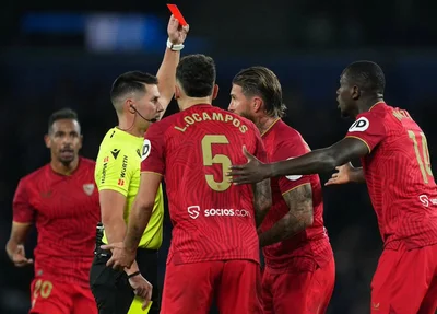 Sergio Ramos é expulso