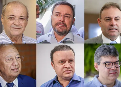 Sílvio Mendes, Fábio Novo, Jeová Alencar, Dr. Pessoa, Dr. Paulo Márcio e Luciano Nunes