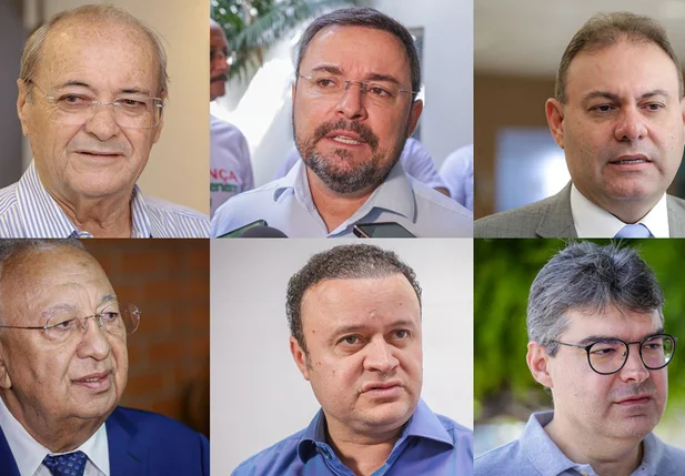 Sílvio Mendes, Fábio Novo, Jeová Alencar, Dr. Pessoa, Dr. Paulo Márcio e Luciano Nunes
