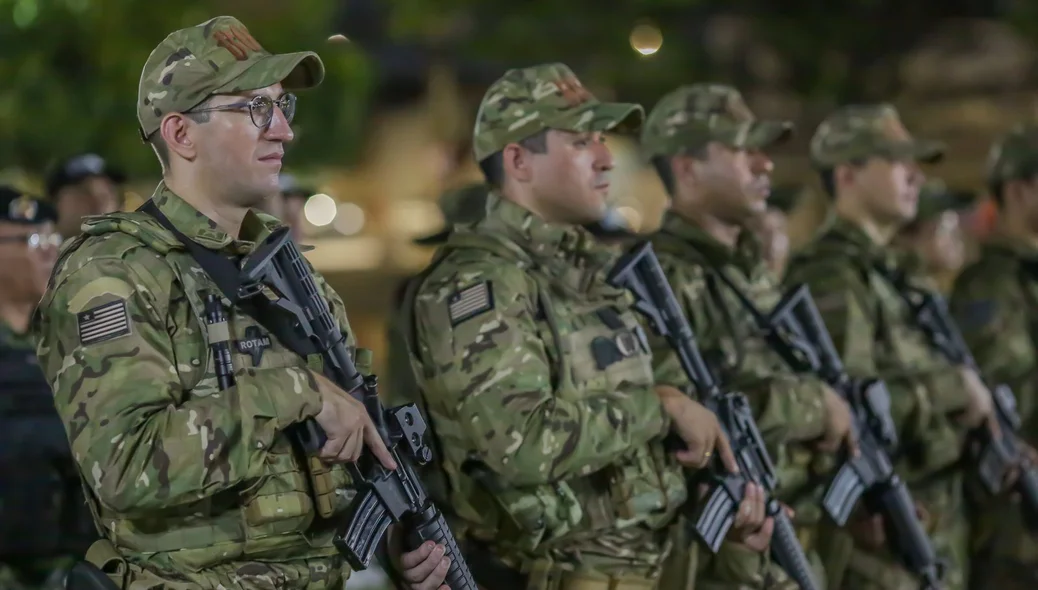 Solenidade de promoções de policiais