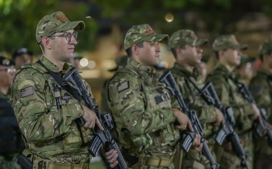 Solenidade de promoções de policiais