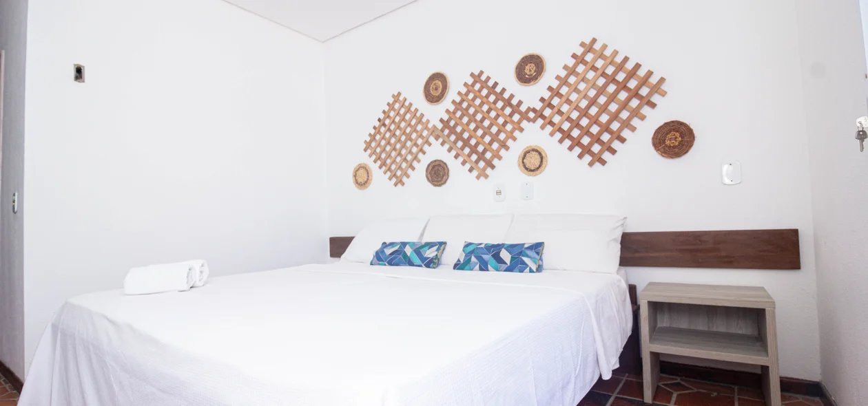 Todo conforto dos quartos no Arrey Rio Poty Hotel Praia