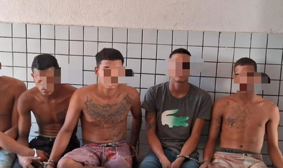 Todos os presos estavam em um apartamento no Torquato Neto