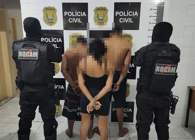 Trio preso em Floriano
