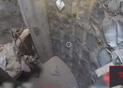 Túnel usado pelo grupo Hamas