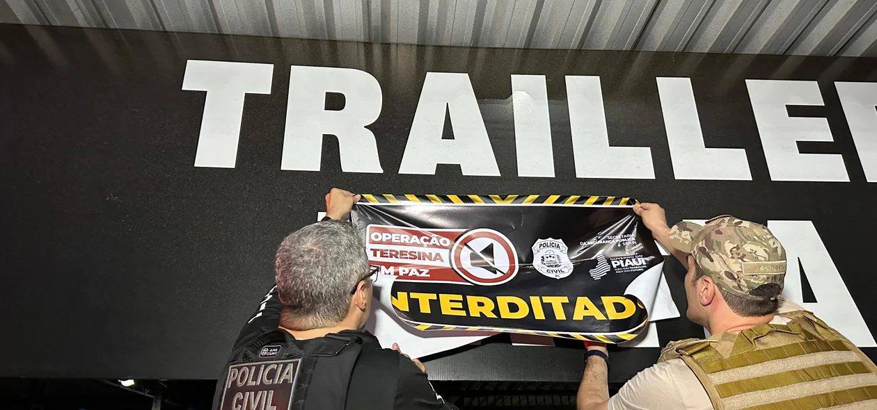 Um trailler na zona sul de Teresina e uma loja de conveniência na zona leste foram interditados