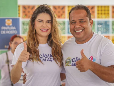 Vereadores Pollyanna Rocha e Enzo Samuel