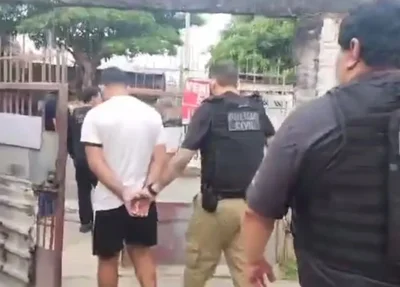 Victor de Souza Rocha preso pela Polícia Civil do Amazonas
