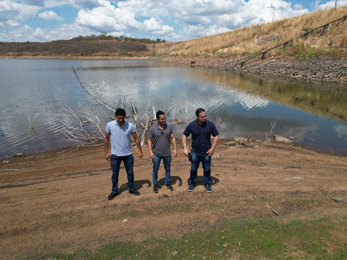 Visita na barragem de Algodões II na manhã deste sábado (04)