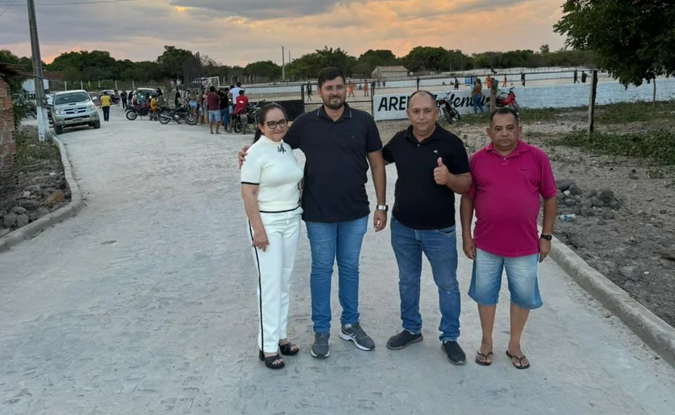 A obra foi viabilizada através de convênio com Codevasf