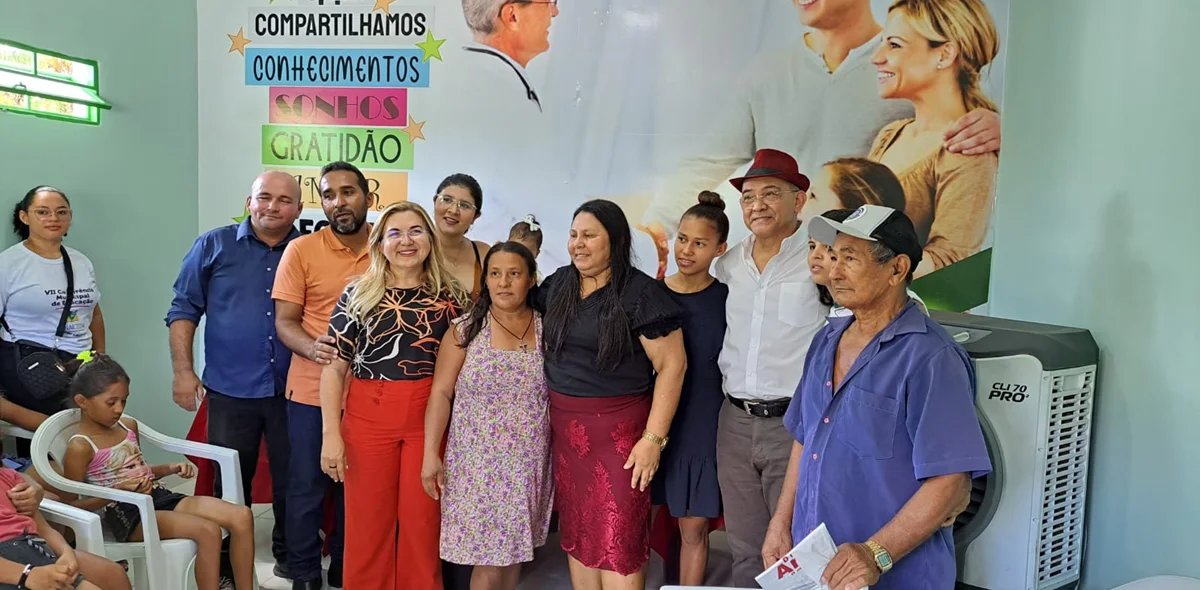 A prefeita Vilma Lima esteve presente na inauguração