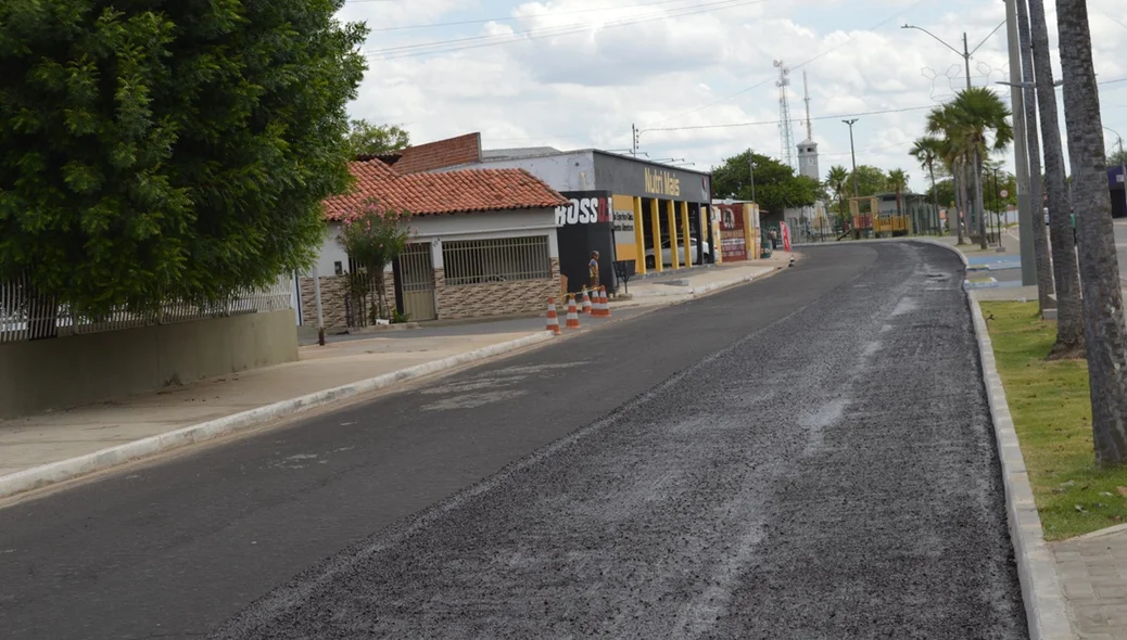 A via é uma das mais importantes da cidade